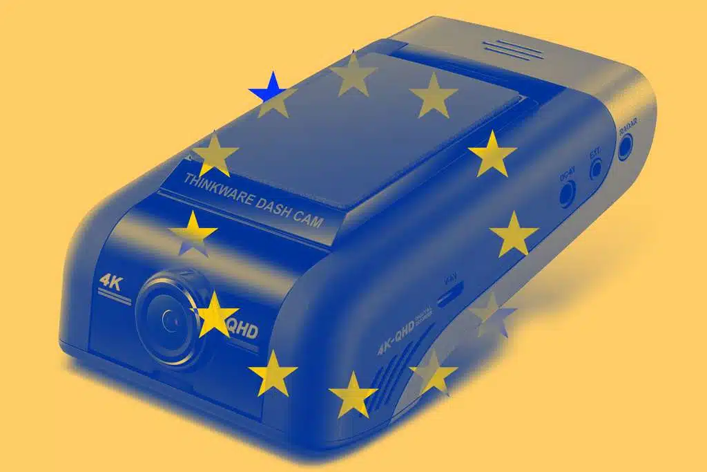 Utilisation de la Dash Cam dans toute l'Europe -