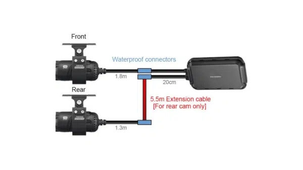 Thinkware Dash Cam Camera Extension Lead