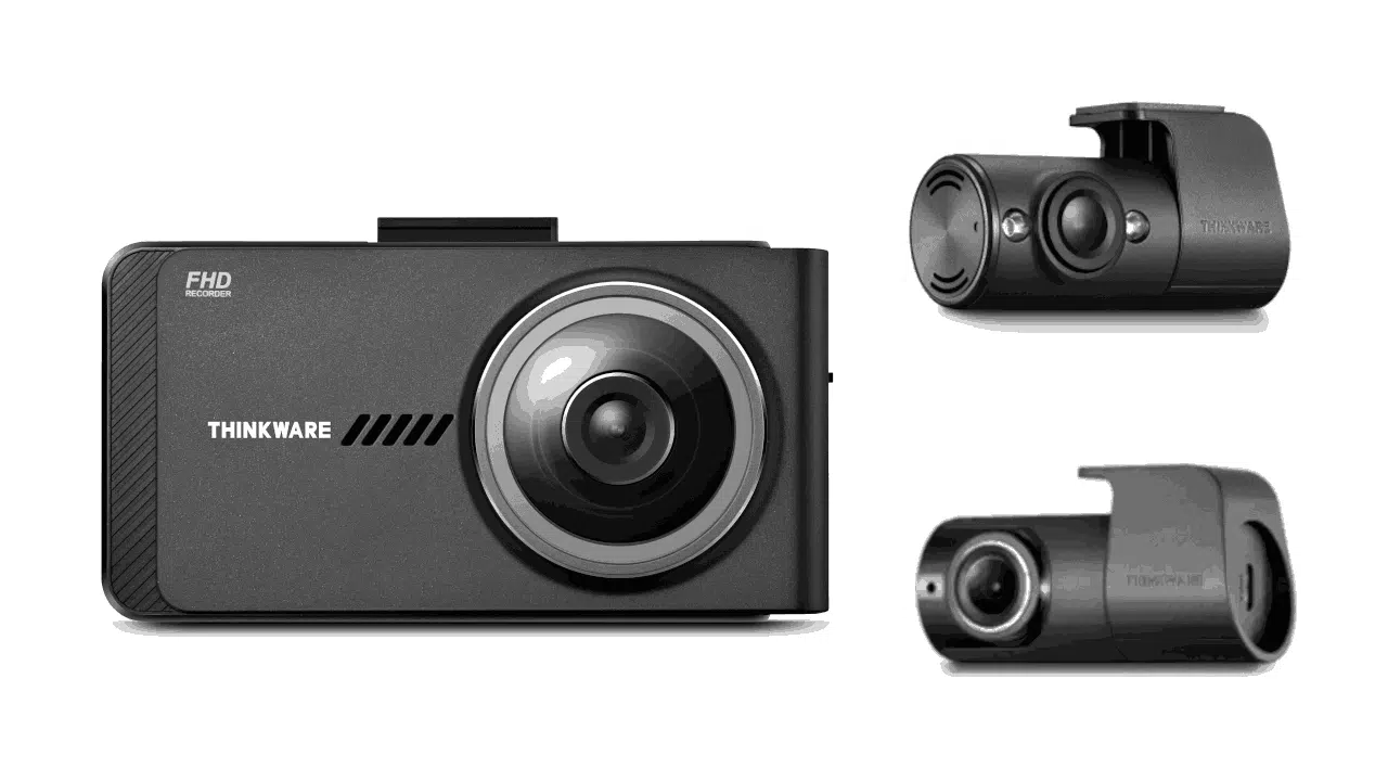 Thinkware Dash Cam X700, rear and Infra-red cameras