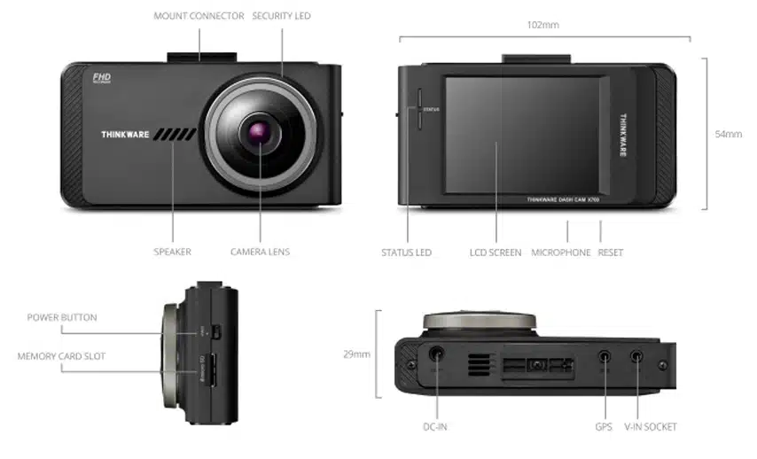 Thinkware Dash Cam X700 - Thinkware Dash Cam - £149.00
