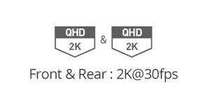 Thinkware Dash Cam Q1000 Feature Front and Rear 2K 30fps