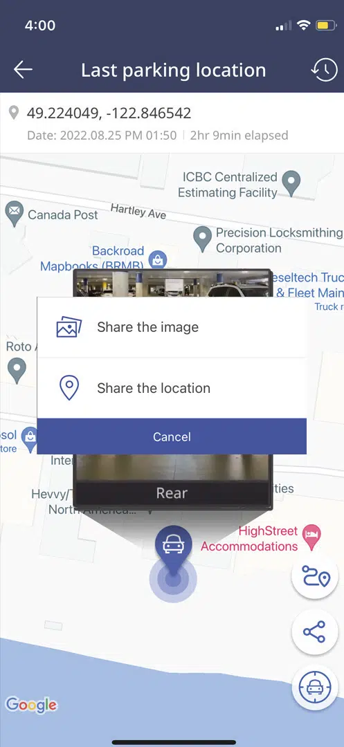 Parking Location Share